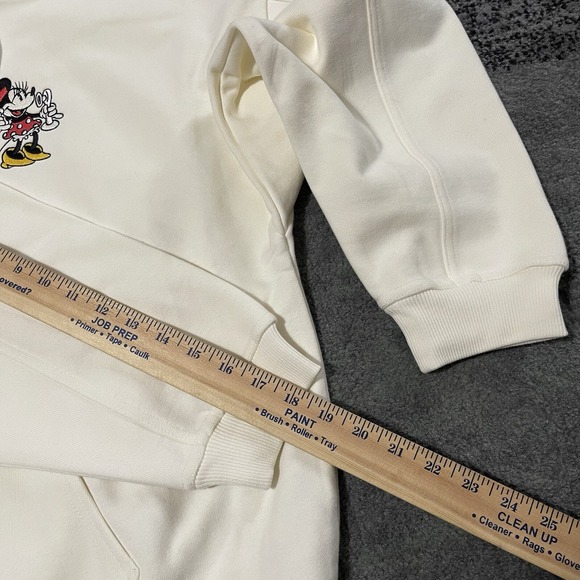 Levis Disney Sweatshirt Hoodie Adult XL Ivory Mickey Minnie Heavy Pullover NEW - Picture 11 of 16